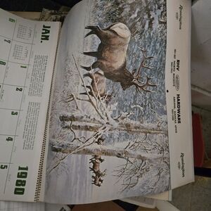 Vintage 1990 Wildlife Calendar